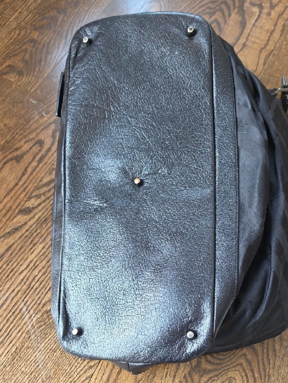 Burberry Nylon Baby/Diaper Bag with Adjustable Strap